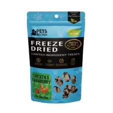 Pets Kitchen Treat Freeze-Dried Chic w/Cranberry 40g